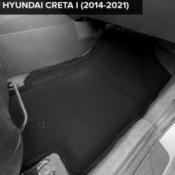 3D коврики EVA с бортами Hyundai Creta I (2016-2021)