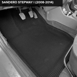 3D коврики EVA с бортами Renault Sandero Stepway I (2010-2014)