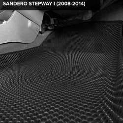 3D коврики EVA с бортами Renault Sandero Stepway I (2010-2014)