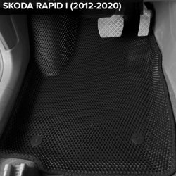 3D коврики EVA с бортами Skoda Rapid I (2012-2020)