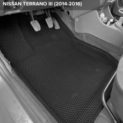3D коврики EVA с бортами Nissan Terrano III (2014-2016)