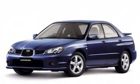 2D коврики EVA в салон и багажник  на Subaru Impreza II GD/GG седан, правый руль (2000-2007)