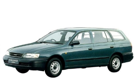 2D коврики EVA в салон и багажник  на Toyota Caldina T19x, правый руль (1992-1997)