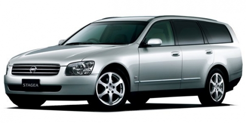 2D коврики EVA в салон  на Nissan Stagea II M35 универсал, правый руль (2001-2007)
