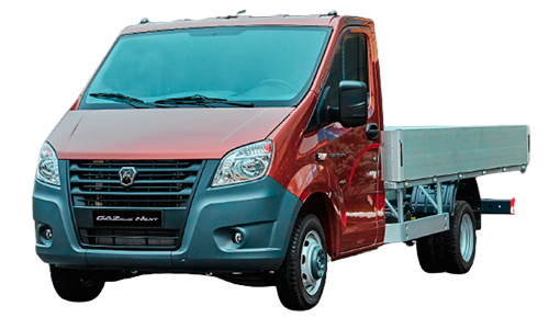 3D коврики EVA с бортами в салон  на ГАЗ Газель NEXT с рычагом КПП на торпеде