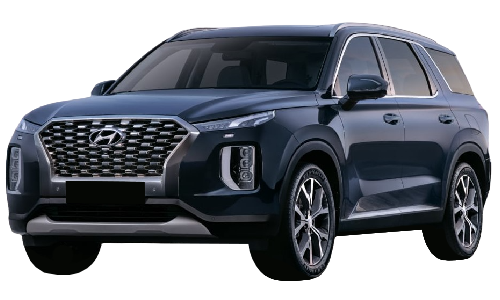 3D коврики EVA с бортами в салон  на Hyundai Palisade (2018-н.в.)