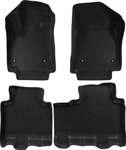 3D коврики EVA с бортами Geely Okavango 7 мест (2020-н.в)