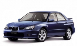 2D коврики EVA в салон и багажник  на Subaru Impreza II GD/GG седан, правый руль (2000-2007)