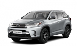 2D коврики EVA в салон  на Toyota Highlander III (2013-2019)