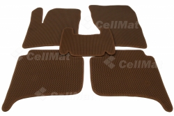 2D коврики EVA в салон и багажник  на Porsche Cayenne II 958 (2010-2018)