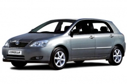 2D коврики EVA в салон  на Toyota Corolla IX E120 5D хетчбек FWD, правый руль (2000-2006)