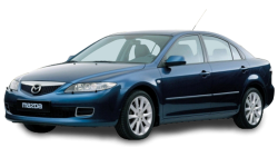 2D коврики EVA в салон и багажник  на Mazda 6 I GG седан (2002-2008)