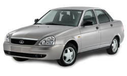 3D коврики EVA с бортами в салон  на Lada Priora (2007-2013)