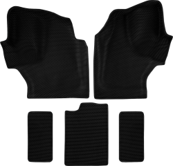 3D коврики EVA с бортами в салон  на ГАЗ Газон NEXT с рычагом КПП на торпеде