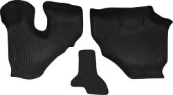 3D коврики EVA с бортами в салон  на КАМАЗ КОМПАС 5 (2023-н.в.)